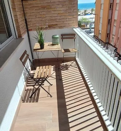 A 20 Metros De Primera Linea Playa Puerto Sagunto Ascensor Wifi Exterior foto